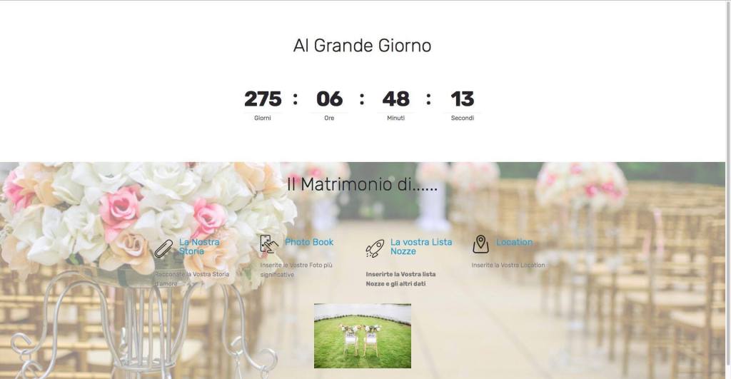 WEDDING SITE: un servizio creato su misura per voi con FOR YOUR WEDDING & EVENTS